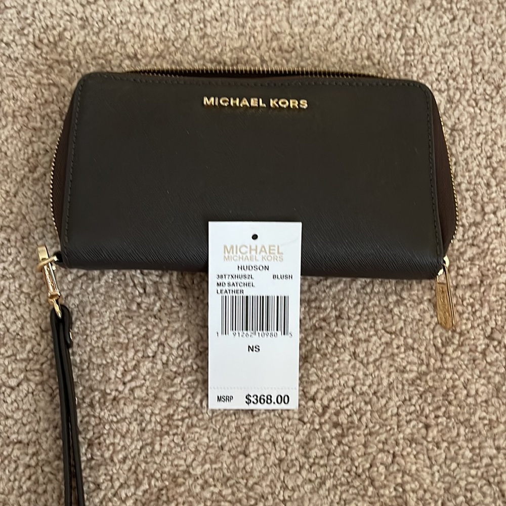 Michael Kors Leather Satchel - Picture 2 of 3